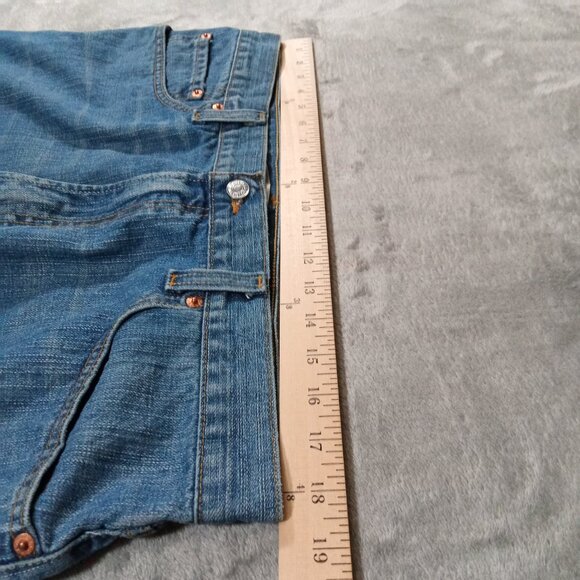 Levis 569 Jeans Men 37x31, Tag 36x32  Blue Denim Loose Straight 100% Cotton - Picture 6 of 12